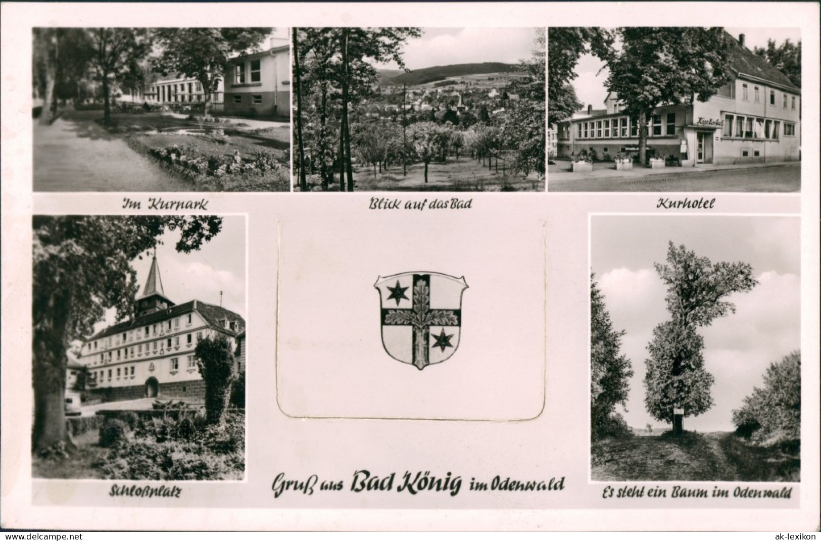 Ansichtskarte Bad König Stadtansichten 1962 Leporello - Bad Koenig