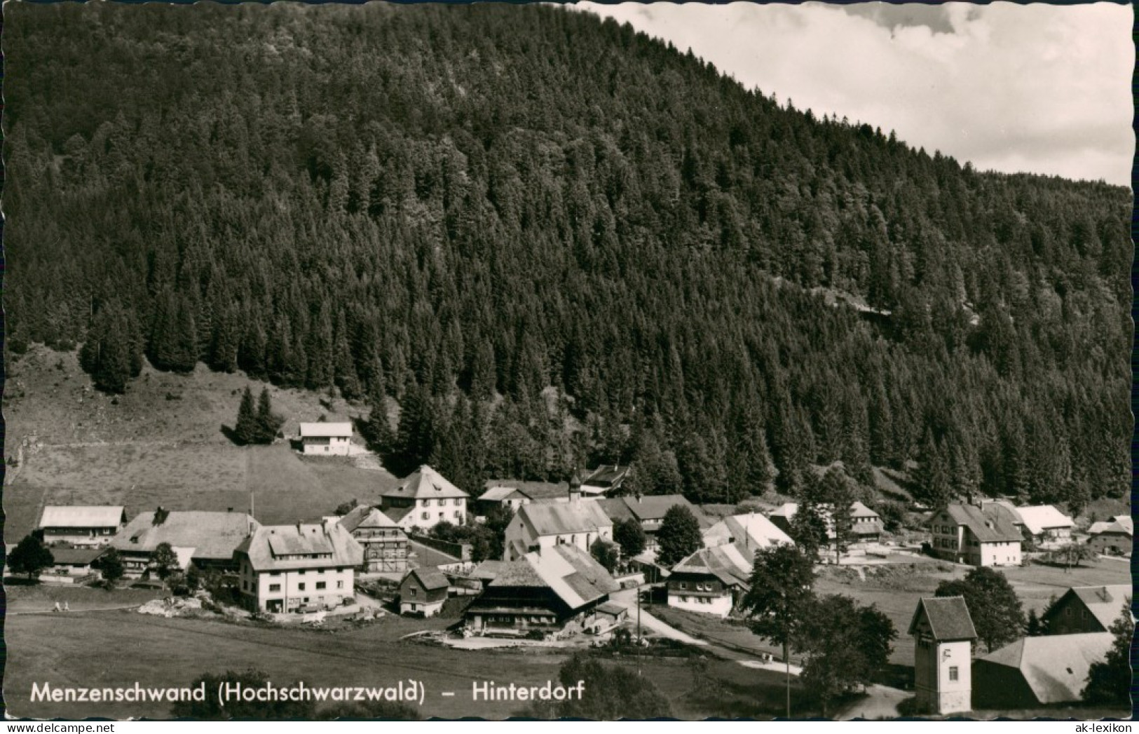 Ansichtskarte Menzenschwand-St. Blasien Hinterdorf - Schwarzwald 1964 - St. Blasien