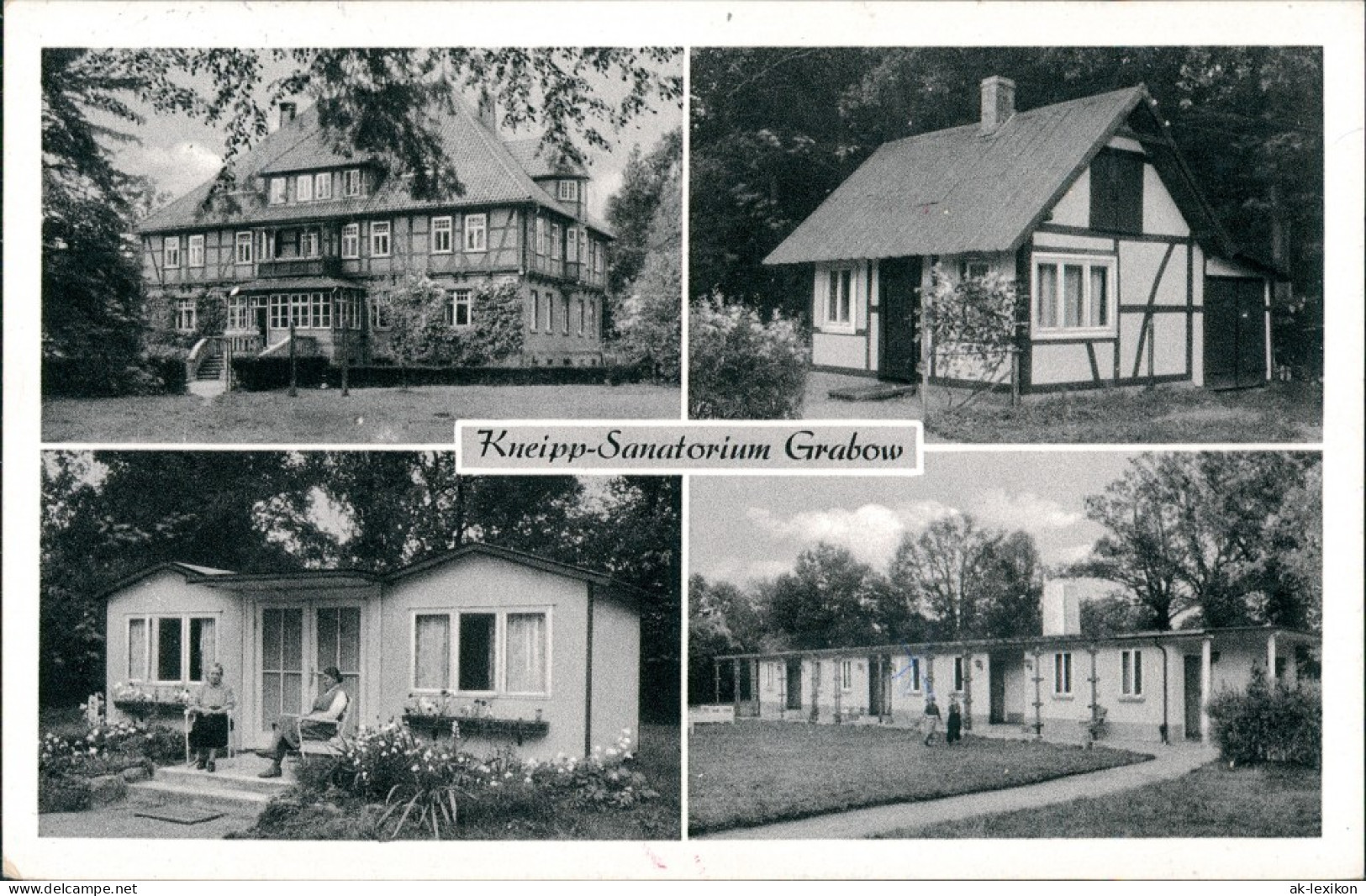 Ansichtskarte Grabow-Lüchow (Wendland) 4 Bild: Sandschloß Obergut 1967 - Lüchow