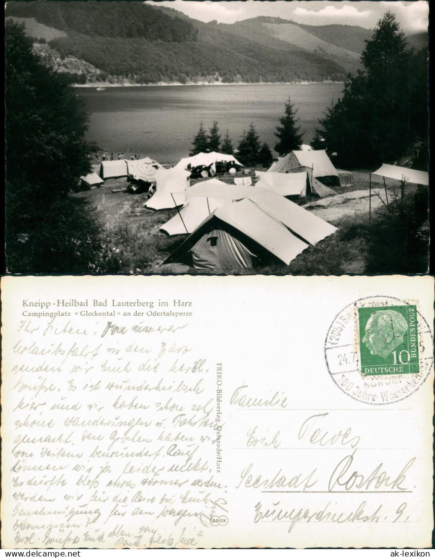 Ansichtskarte Bad Lauterberg Im Harz Campingplatz - Zelte 1959 - Bad Lauterberg