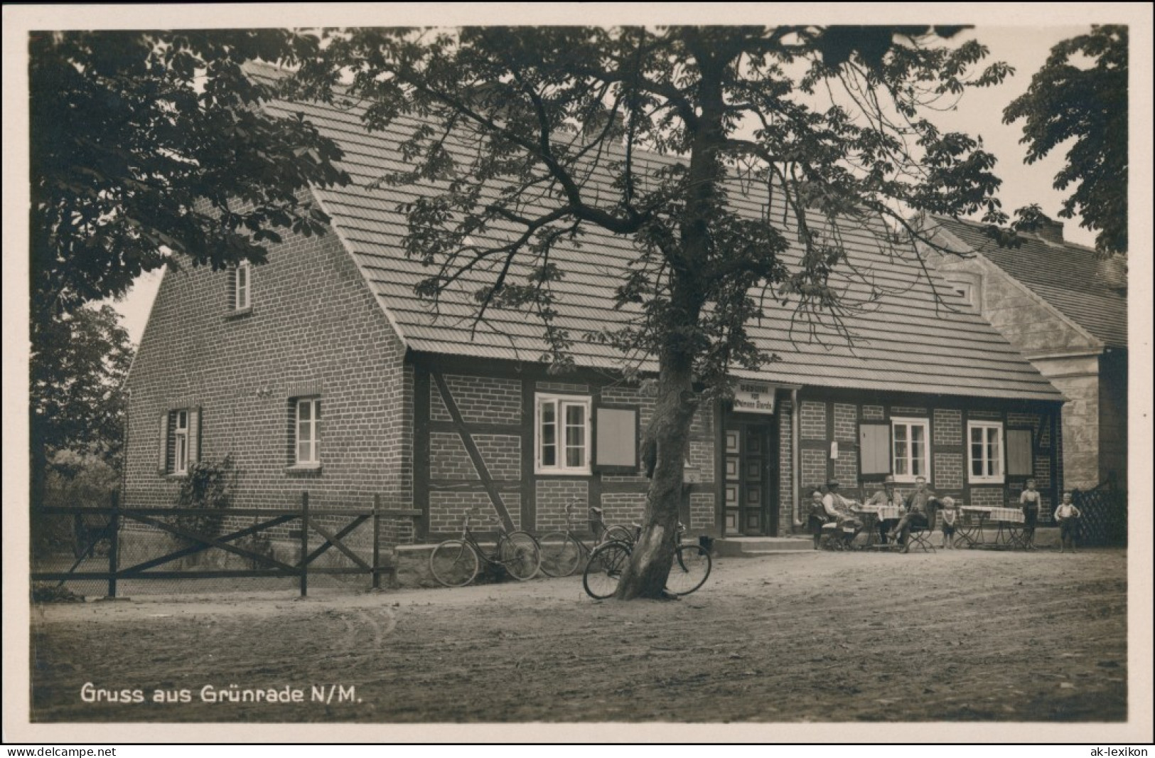 Grünrade Grzymiradz Gasthaus Dębno  Neudamm Neumark Königsberg Chojna 1928 - Pommern