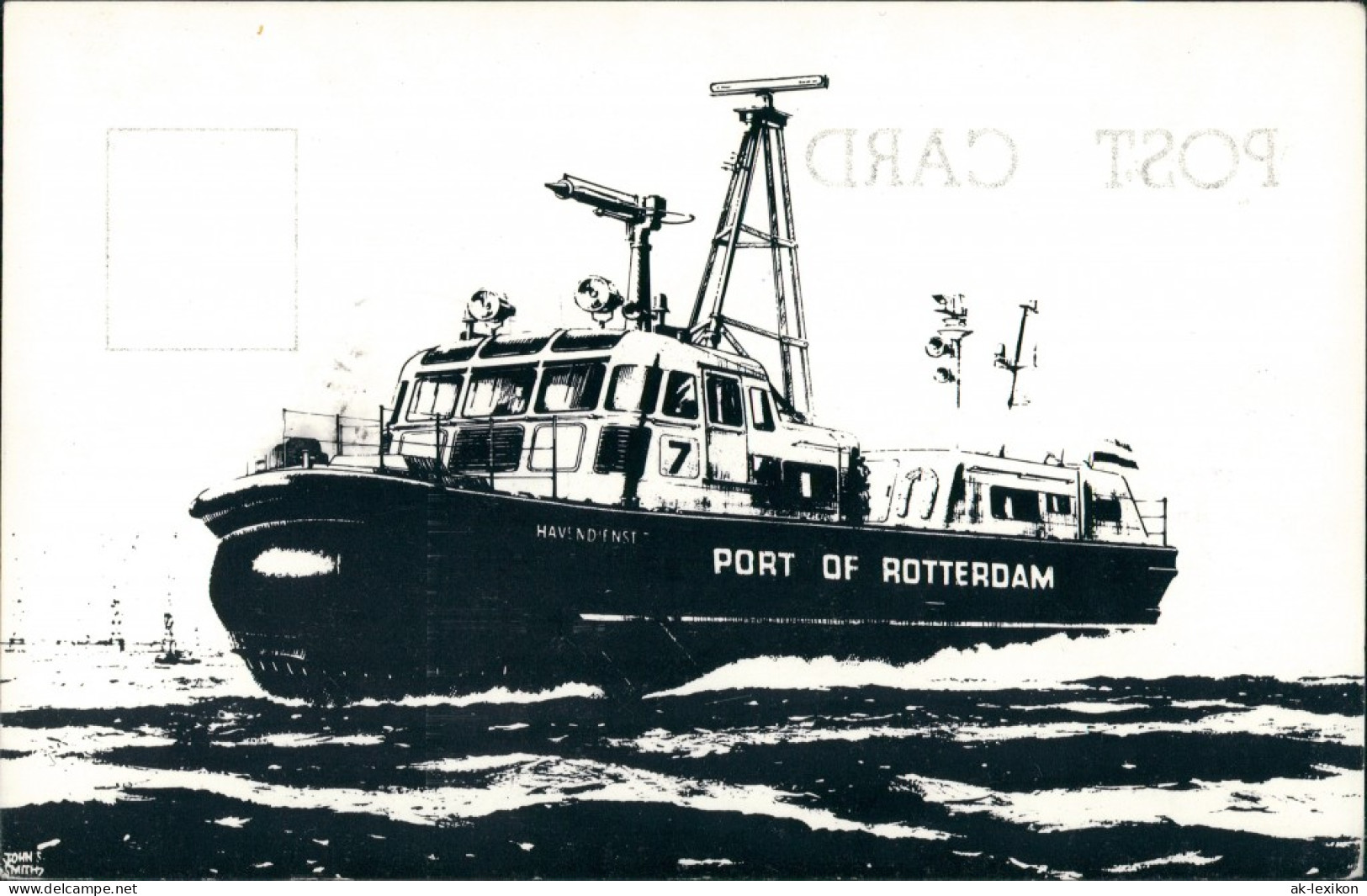 Havendienst ROTTERDAM  Schiffspost  PAQUEBOT-Stempel Stempel British-Hovercraft - Autres & Non Classés