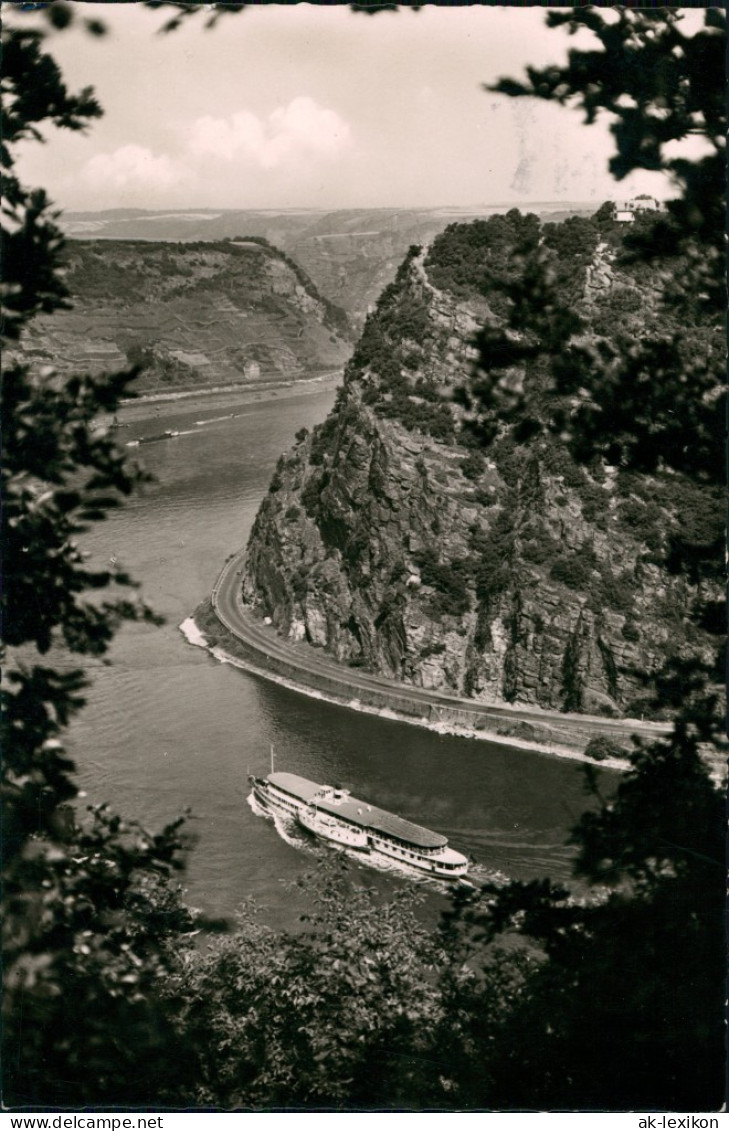 Sankt Goar  Rhein Schiff Rheindampfer 1962 Bordpoststempe Motorschiff KOBLENZ - St. Goar