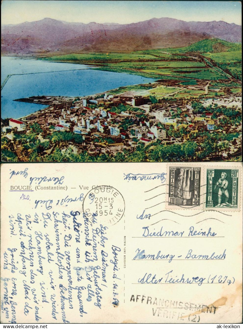 Postcard Constantine قسنطينة Blick über Die Stadt 1954 - Constantine