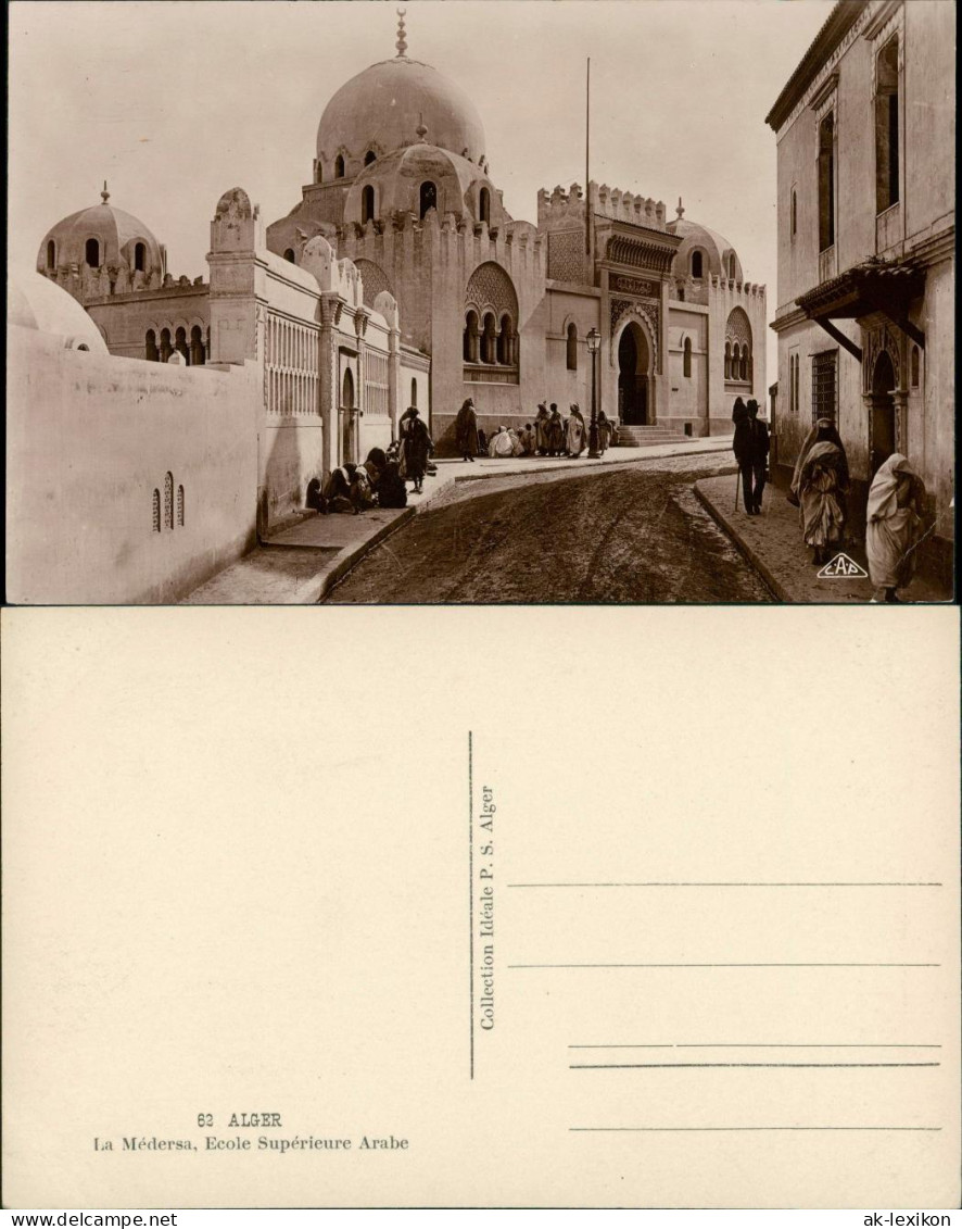 Algier دزاير La Médersa Ecole Supérieure Arabe Arabische Schule 1925 - Alger