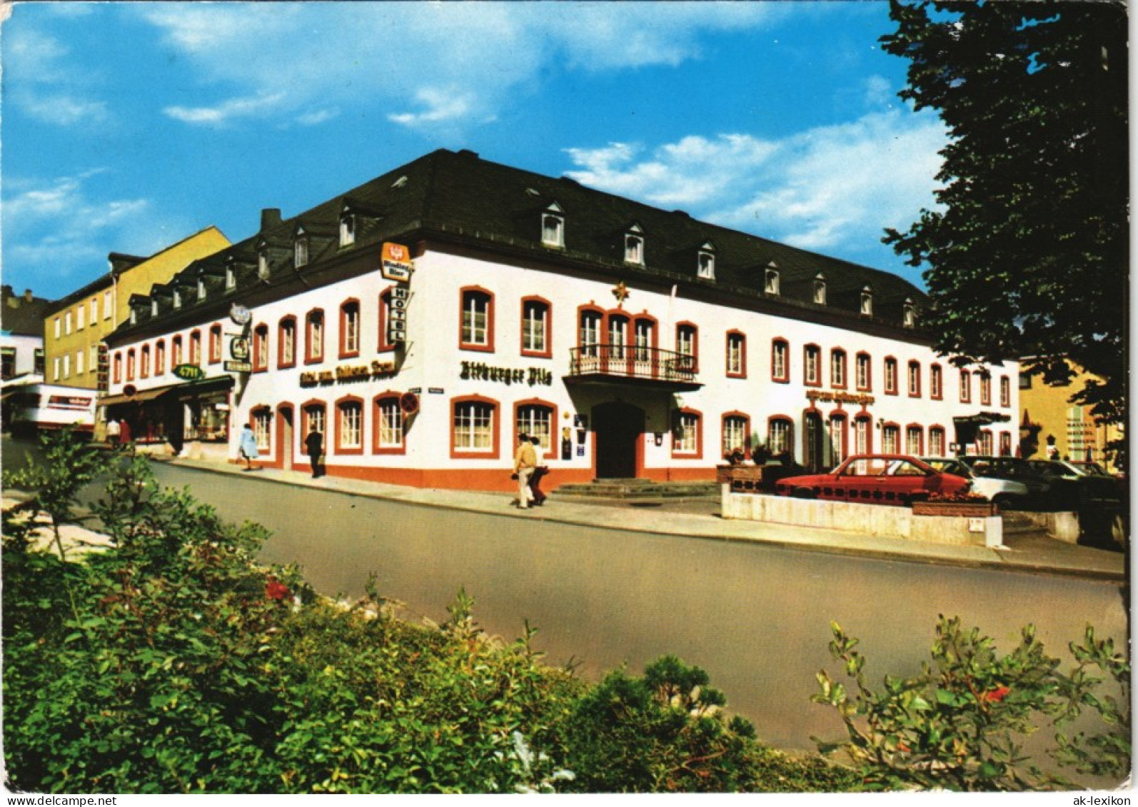 Ansichtskarte Prüm HOTEL Zum Goldenen Stern Bes. Fam. Selbach 1990 - Prüm