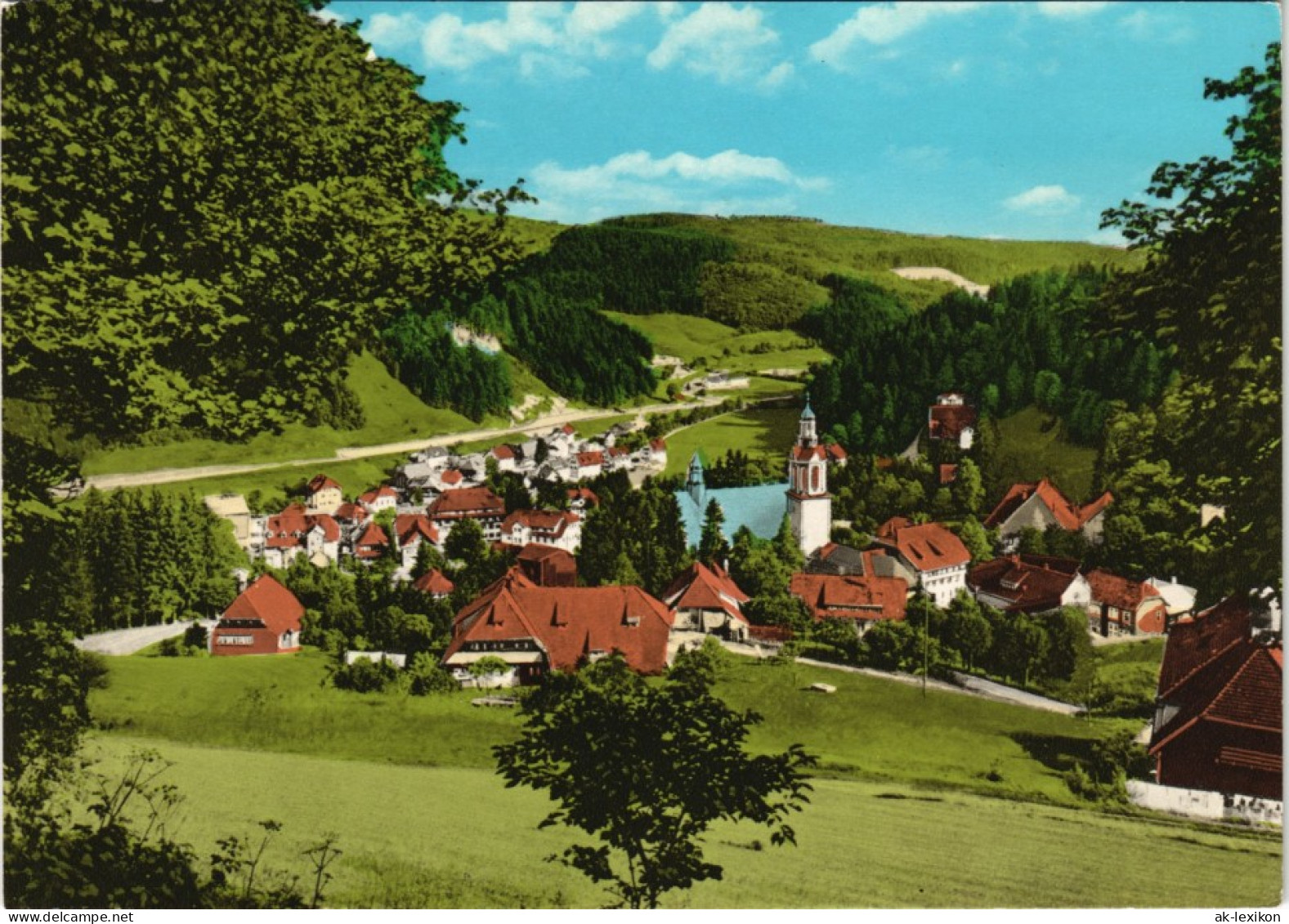 Ansichtskarte Todtmoos Blick Auf Die Stadt 1967 - Todtmoos