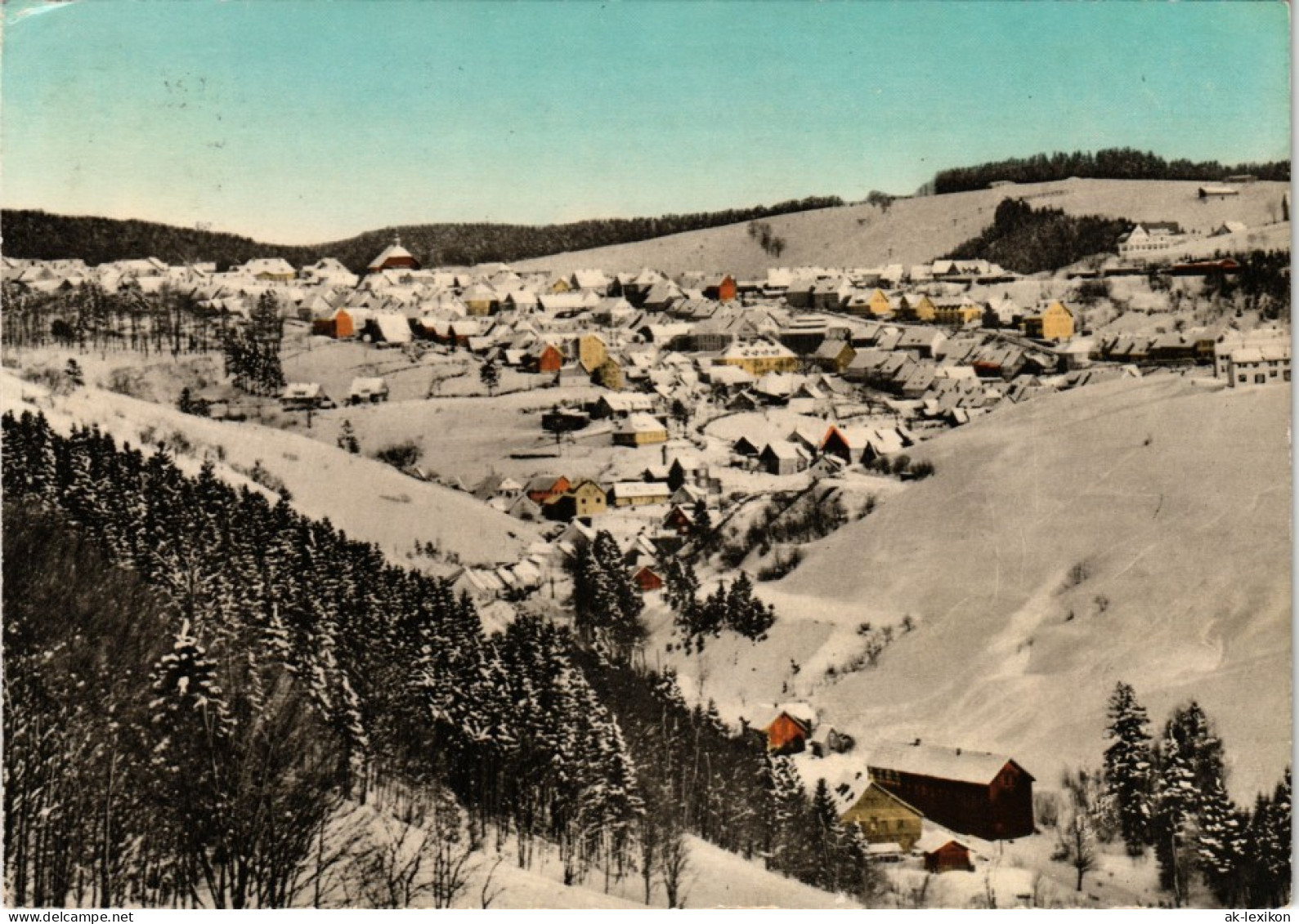 Ansichtskarte Sankt Andreasberg-Braunlage Blick Auf Die Stadt Im Winter 1973 - St. Andreasberg