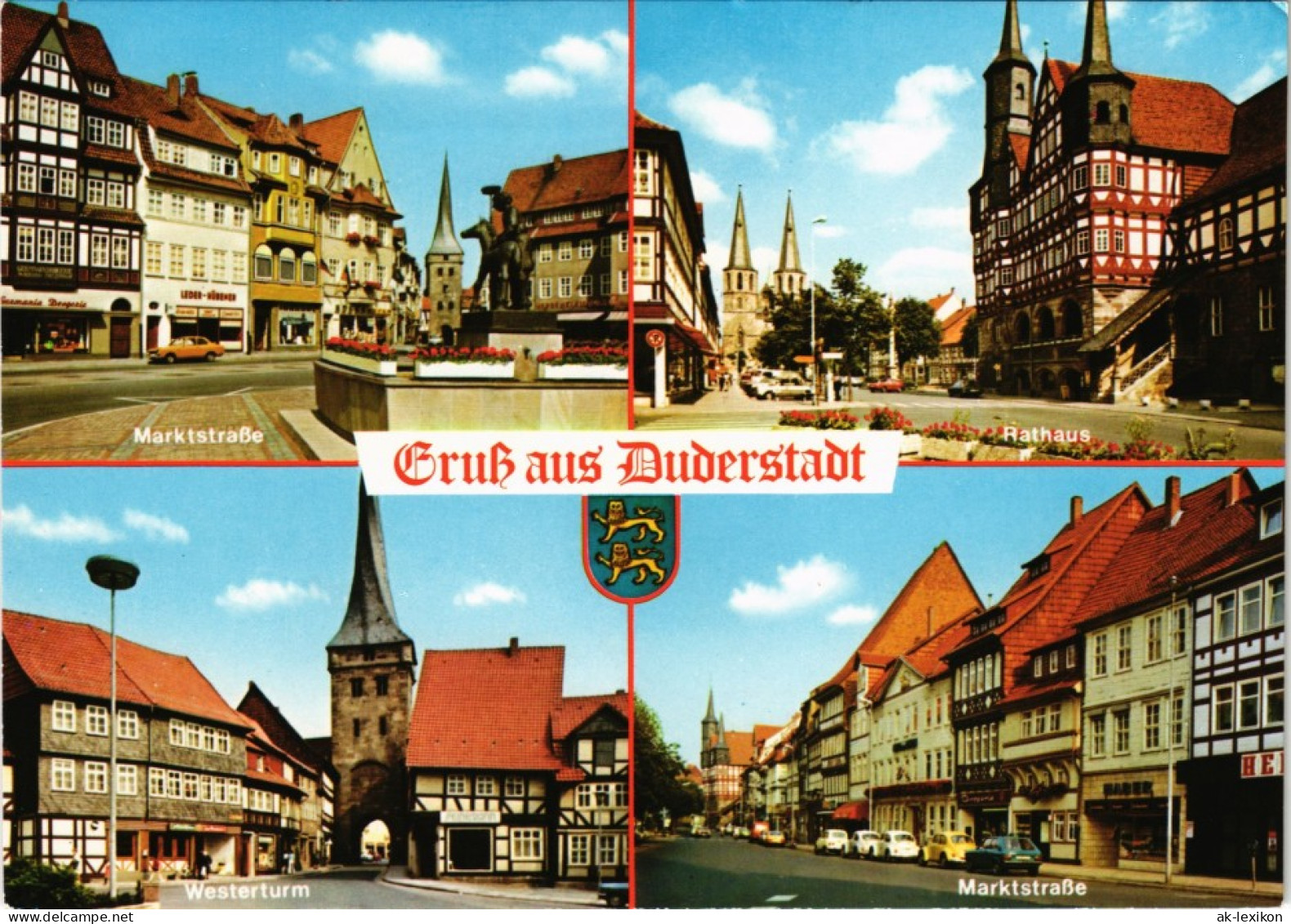 Ansichtskarte Duderstadt Marktstraße, Westerturm 1983 - Duderstadt