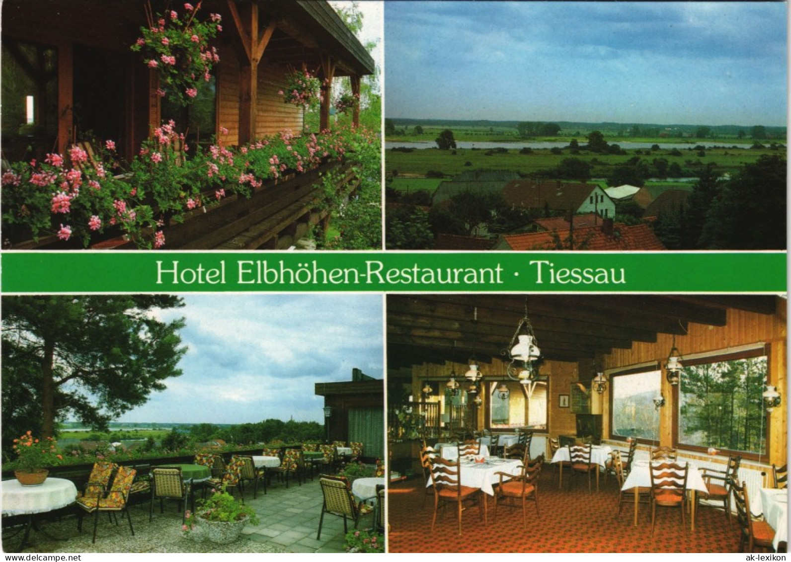 Hitzacker (Elbe) Hotel ELBHÖHEN-RESTAURANT Ortsteil Tiessau 1980 - Hitzacker