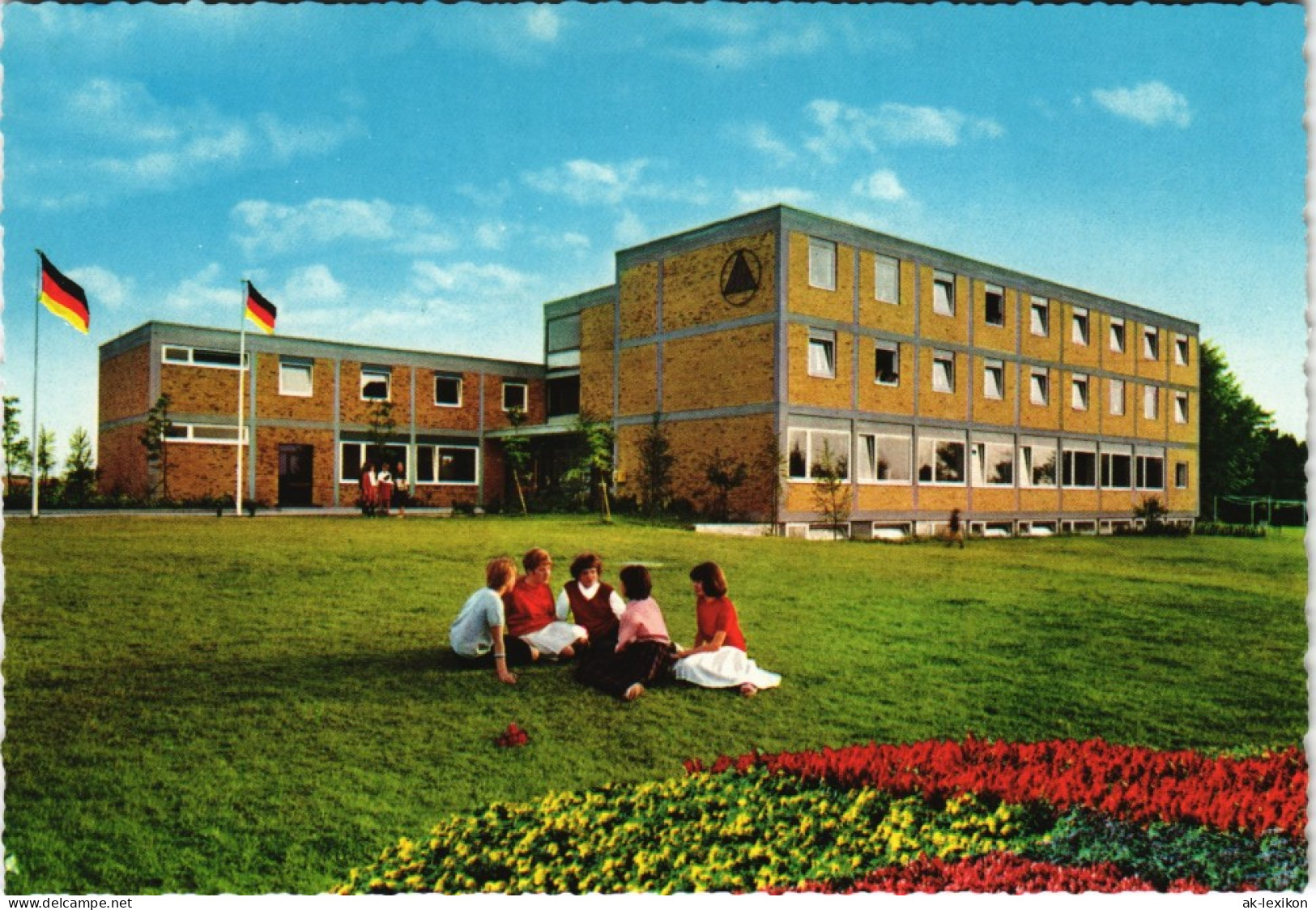 Ansichtskarte Limburg (Lahn) Jugendherberge, Kinder Auf Wiese 1975 - Limburg