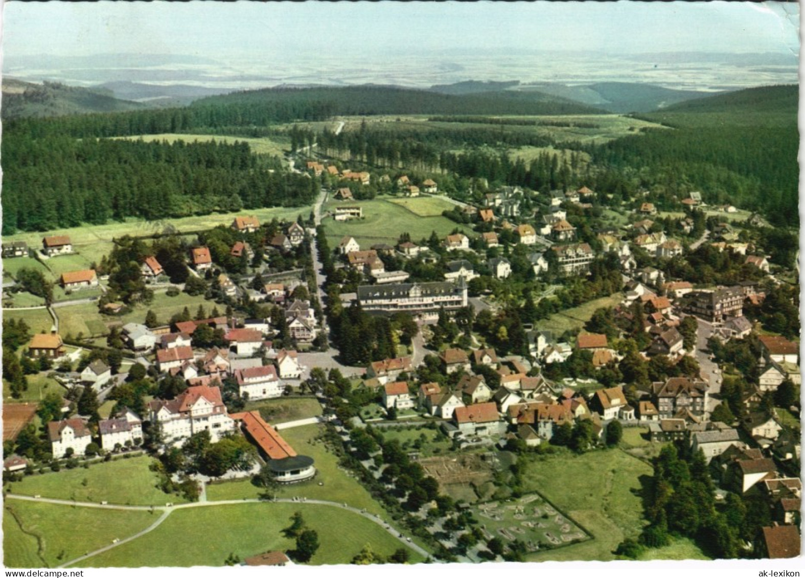 Ansichtskarte Hahnenklee-Bockswiese-Goslar Luftbilder 1968 - Goslar