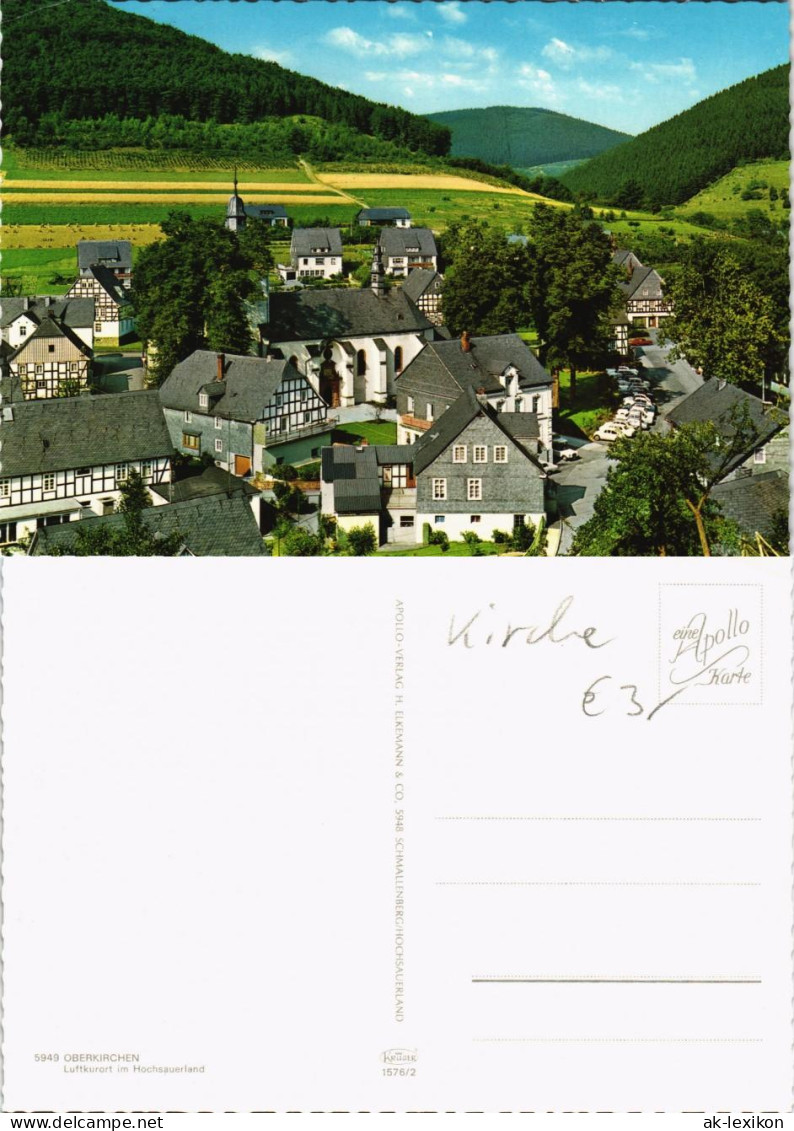 Ansichtskarte Oberkirchen-Schmallenberg Stadtpartie 1978 - Lindau A. Bodensee