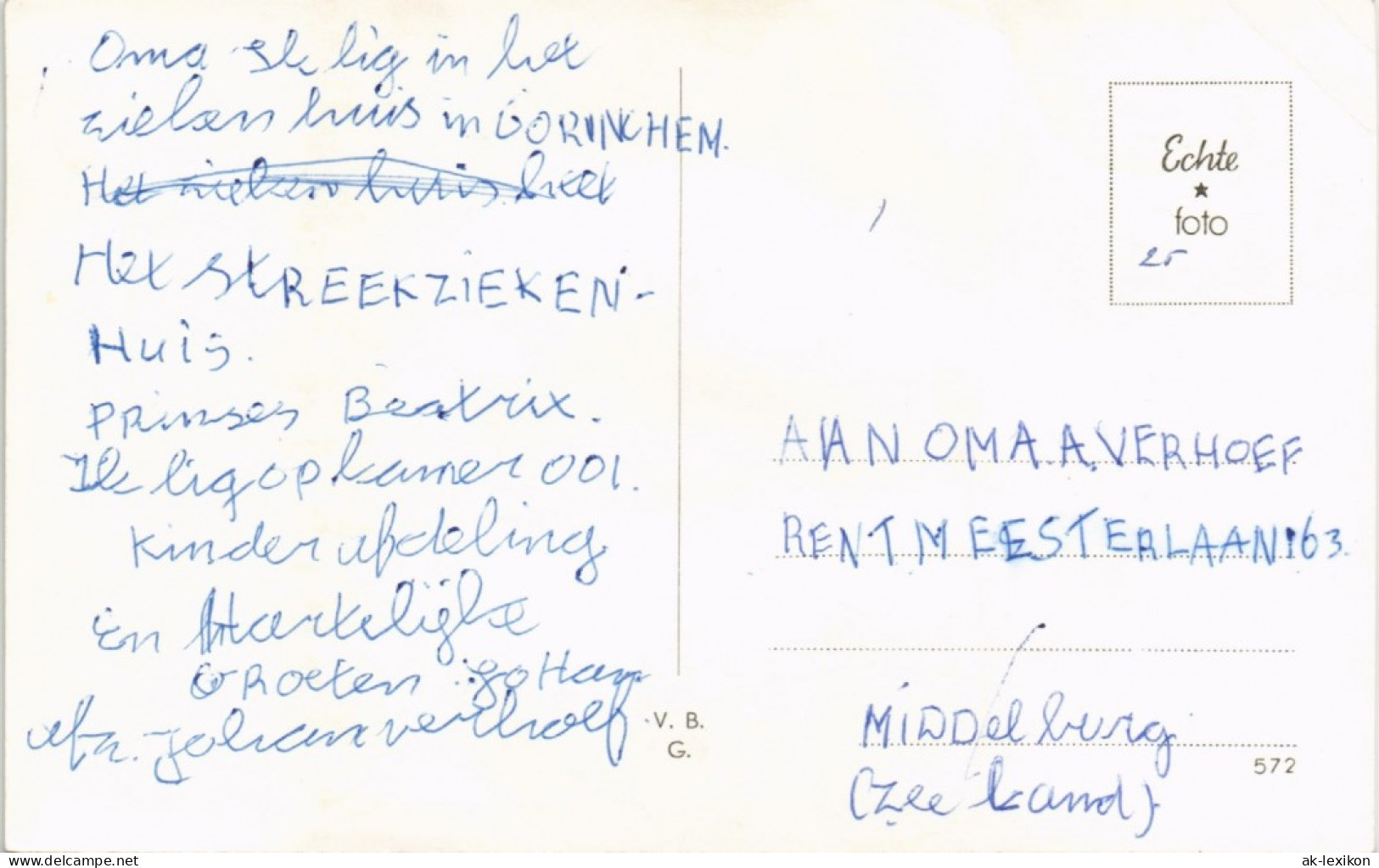 Postkaart Gorinchem Stadtteilansichten 1960 - Otros & Sin Clasificación
