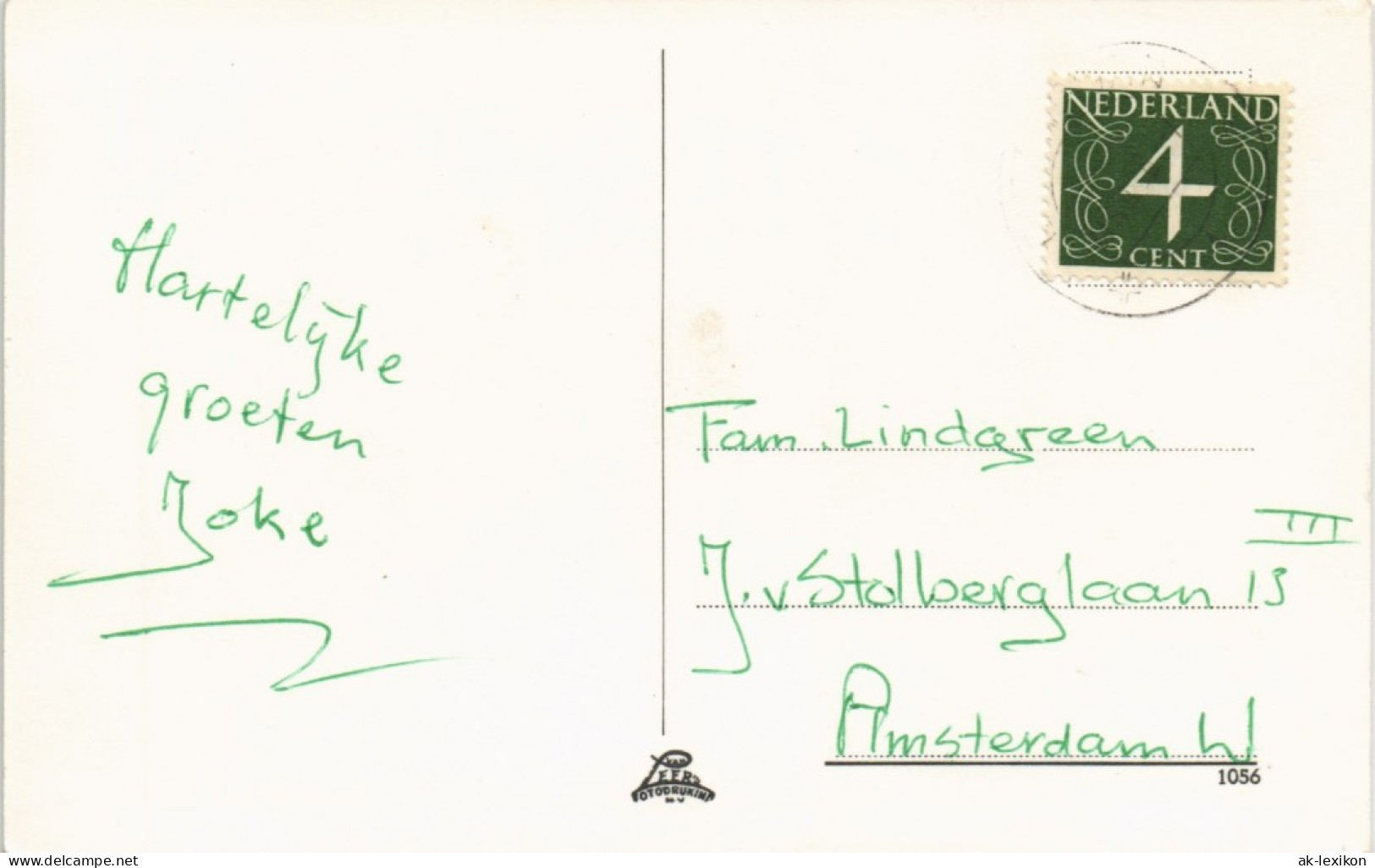 Postkaart Giethoorn-Steenwijkerland Giethoorn Mooi Giethoorn 1960 - Altri & Non Classificati