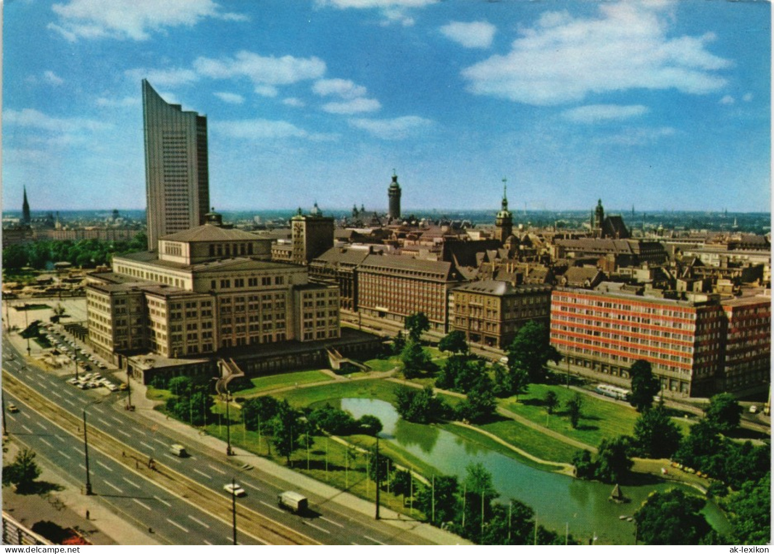 Ansichtskarte Leipzig Oper Und Universitätshochhaus 1975/1976 # - Leipzig