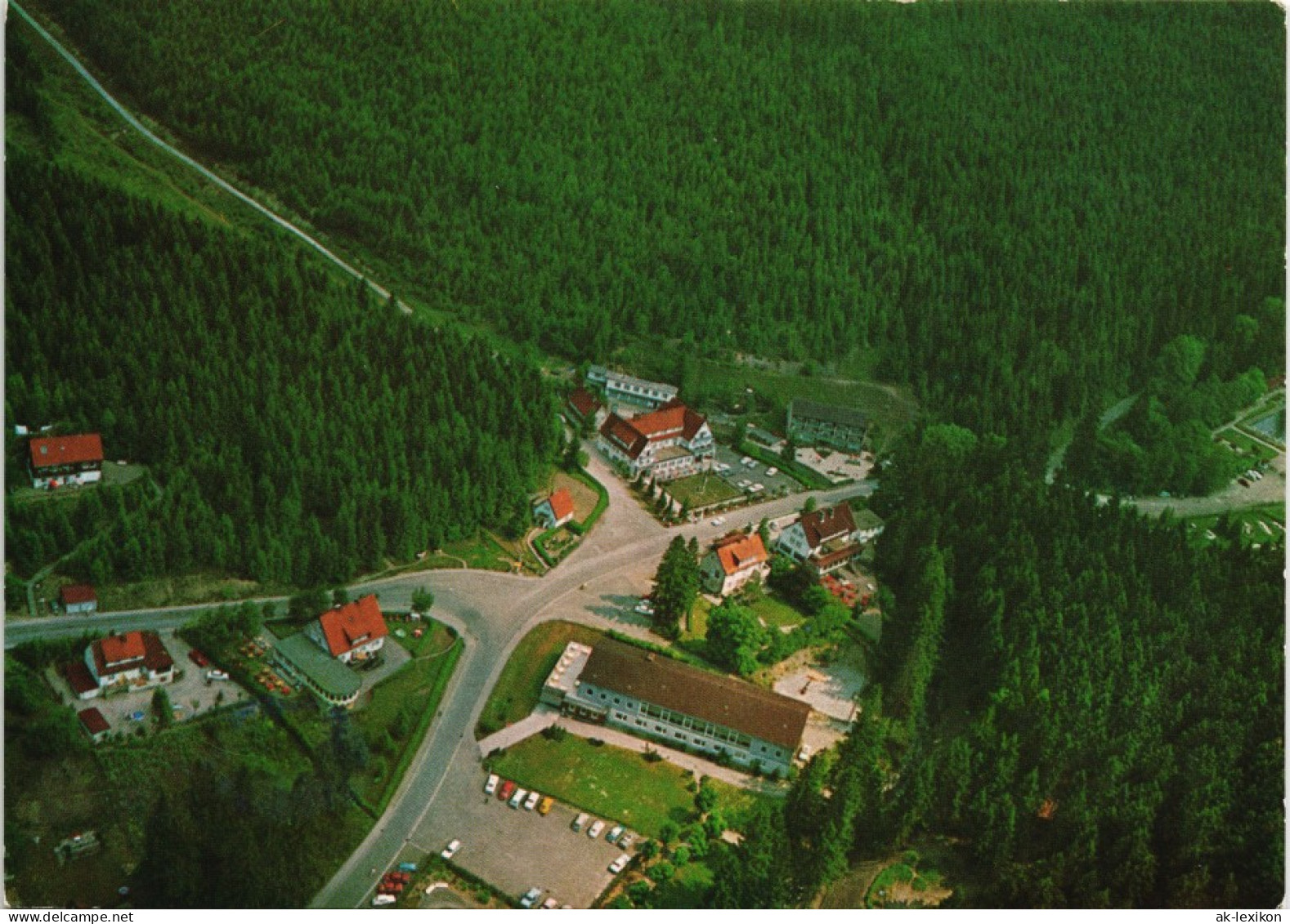 Wildemann (Innerstetal) Luftbild Blick Ins Spiegeltal, Oberharz Harz 1984 - Wildemann