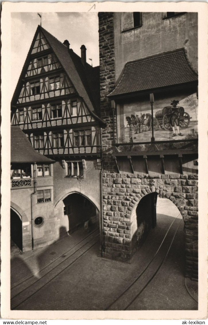 Ansichtskarte Freiburg Im Breisgau Schwabentor - Wandbild 1952 - Freiburg I. Br.