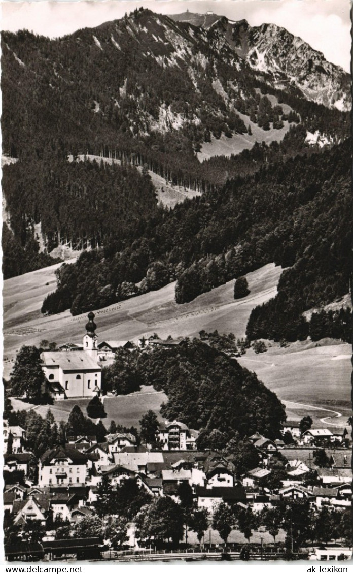 Ansichtskarte Ruhpolding Stadt Gegen Hochfelln 1958 - Ruhpolding