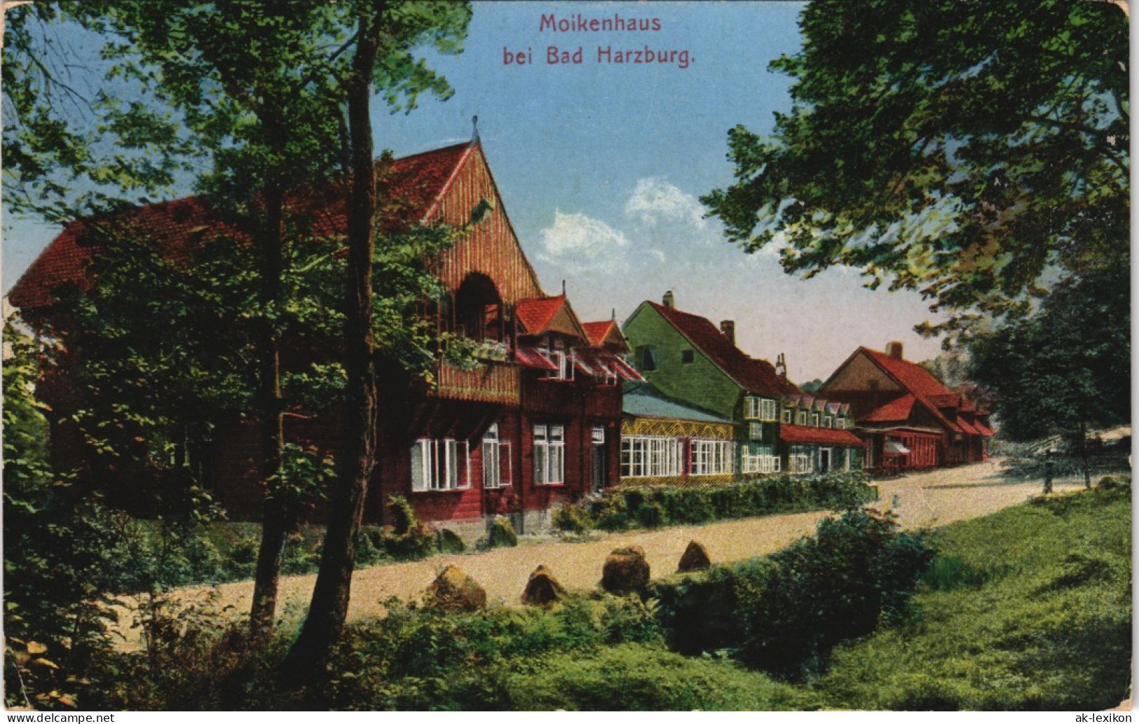 Ansichtskarte Bad Harzburg Molkenhaus - Straßenpartie 1942 - Bad Harzburg