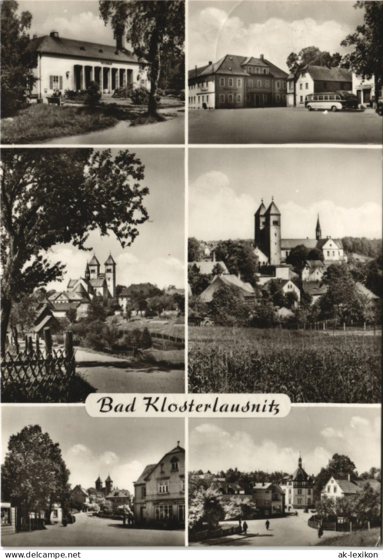 Ansichtskarte Bad Klosterlausnitz DDR Mehrbild-AK Mit 6 Foto-Ansichten 1967 - Bad Klosterlausnitz