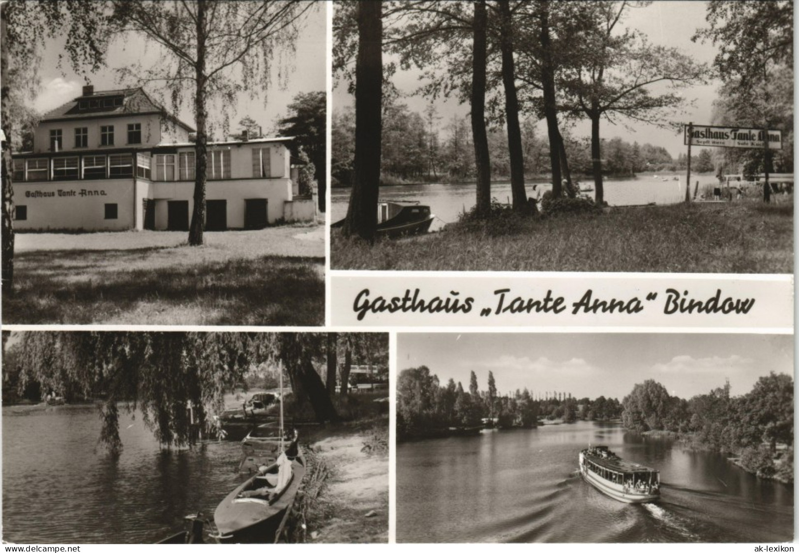 Potsdam DDR Mehrbild-AK Mit Gasthaus Tante Anna Bindow Bezirk Potsdam 1979 - Potsdam