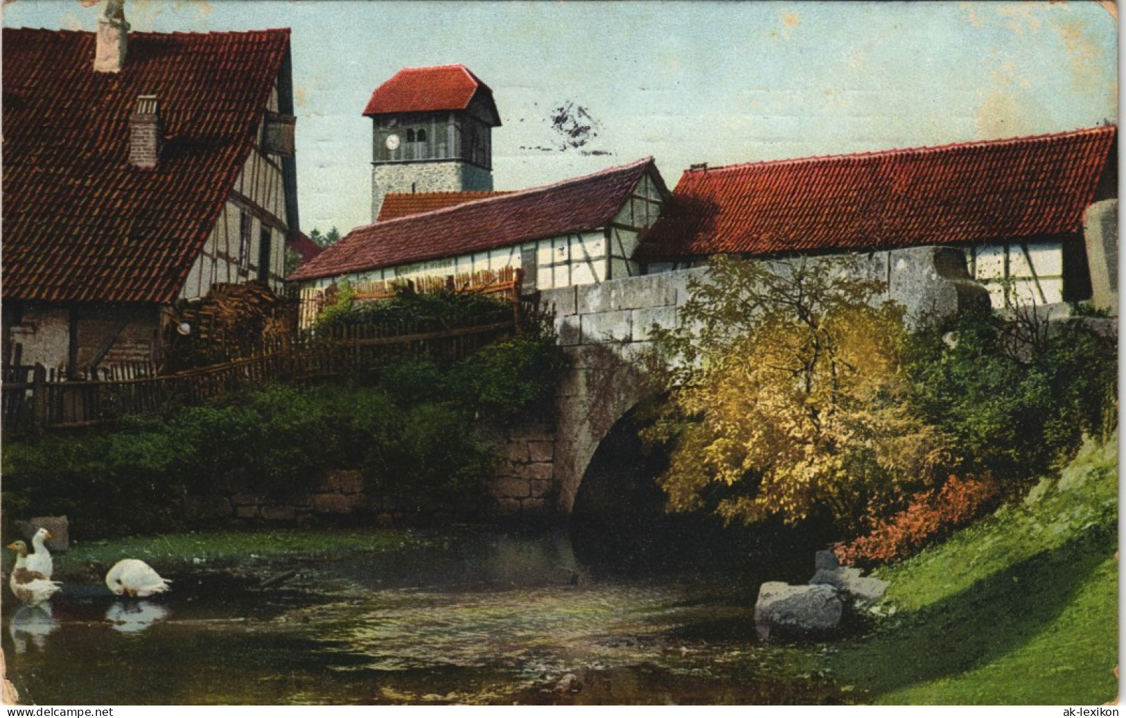 Ansichtskarte  Stadtpartie, Stimmungsbild - Photochromie 1912 - Non Classés