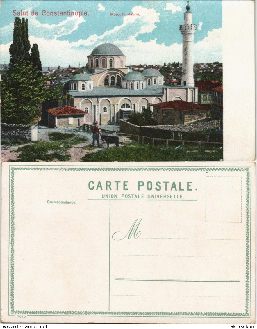 Istanbul Konstantinopel | Constantinople Mosquée Kahrié Moschee Mosque 1910 - Turkije