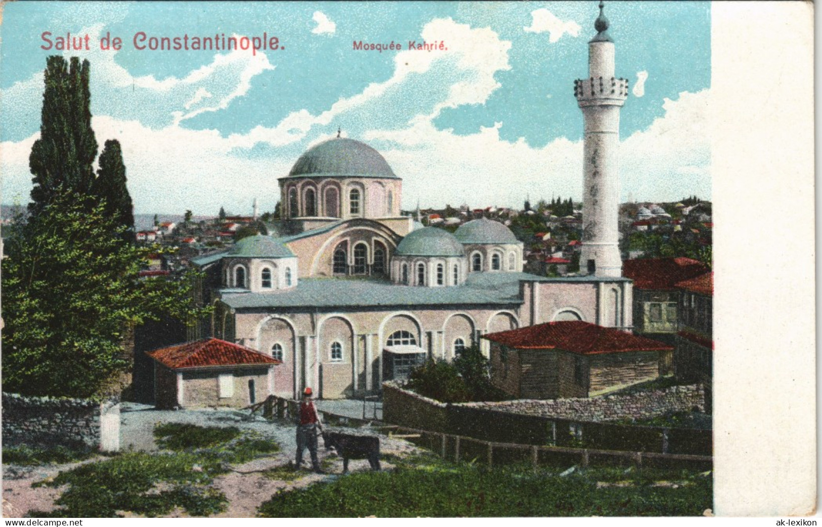Istanbul Konstantinopel | Constantinople Mosquée Kahrié Moschee Mosque 1910 - Turkije