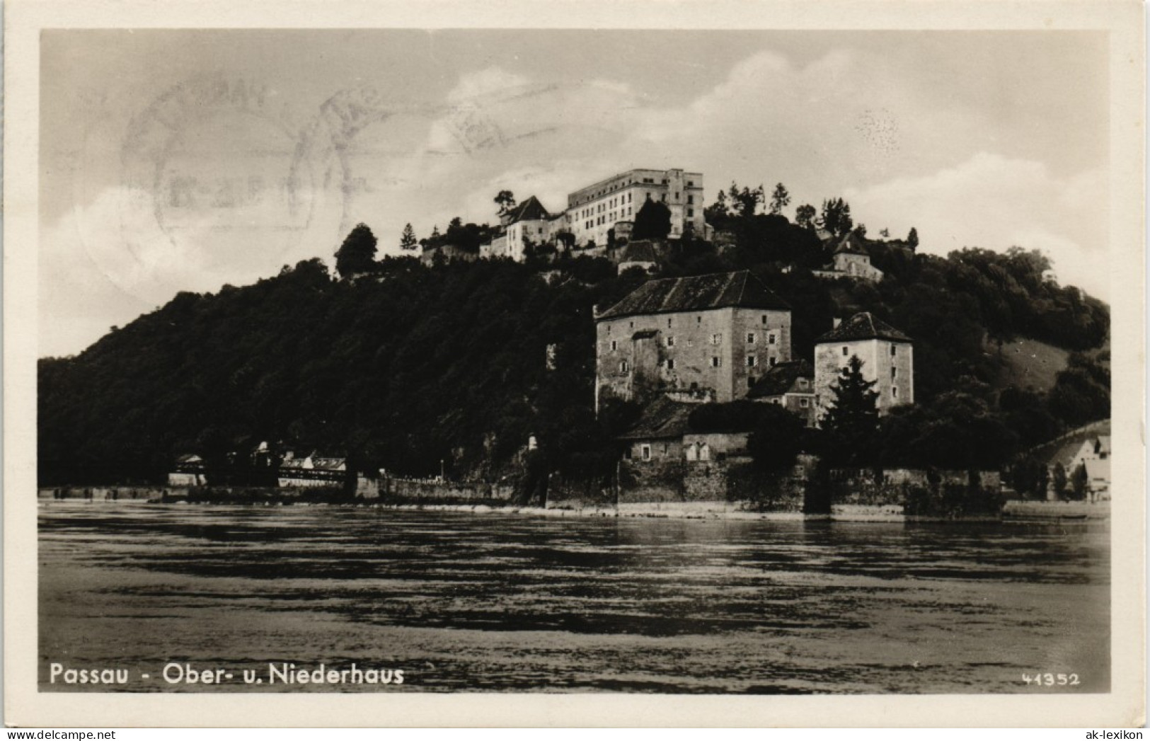 Ansichtskarte Passau Donau U. Panorama Vom Ober- U. Niederhaus 1956 - Passau