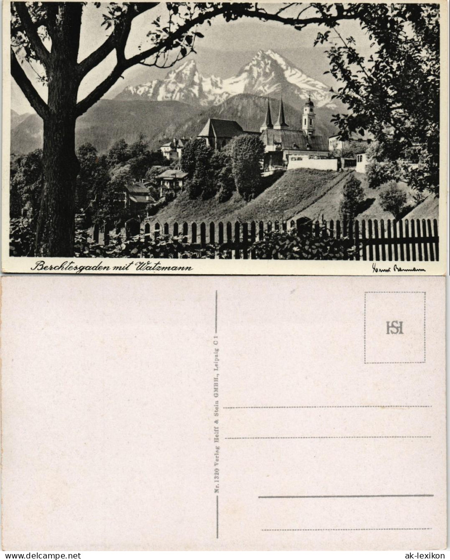 Ansichtskarte Berchtesgaden Berchtesgaden Mit Watzmann Panorama 1950 - Berchtesgaden