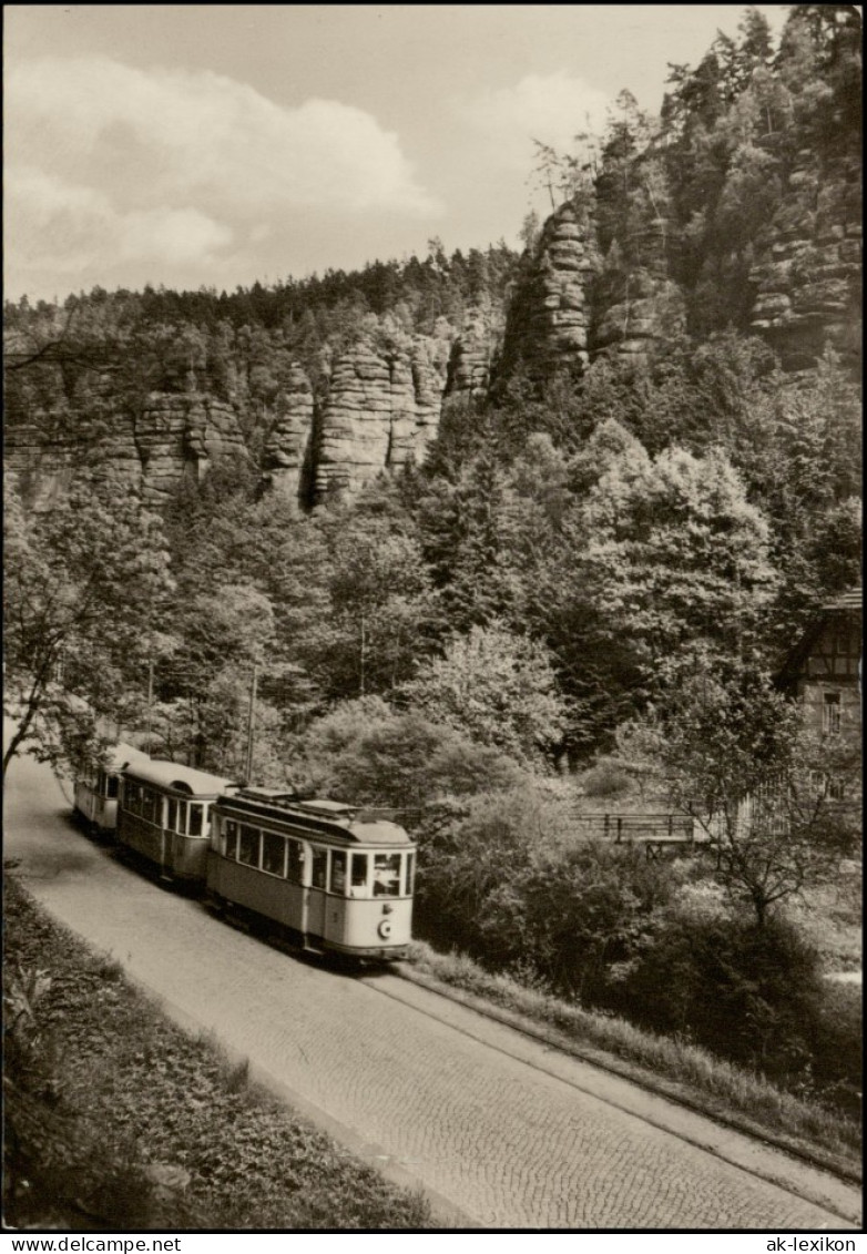 Kirnitzschtal-Sebnitz Im Kirnitzschtal Bei Bad Schandau DDR Postkarte 1969 - Kirnitzschtal