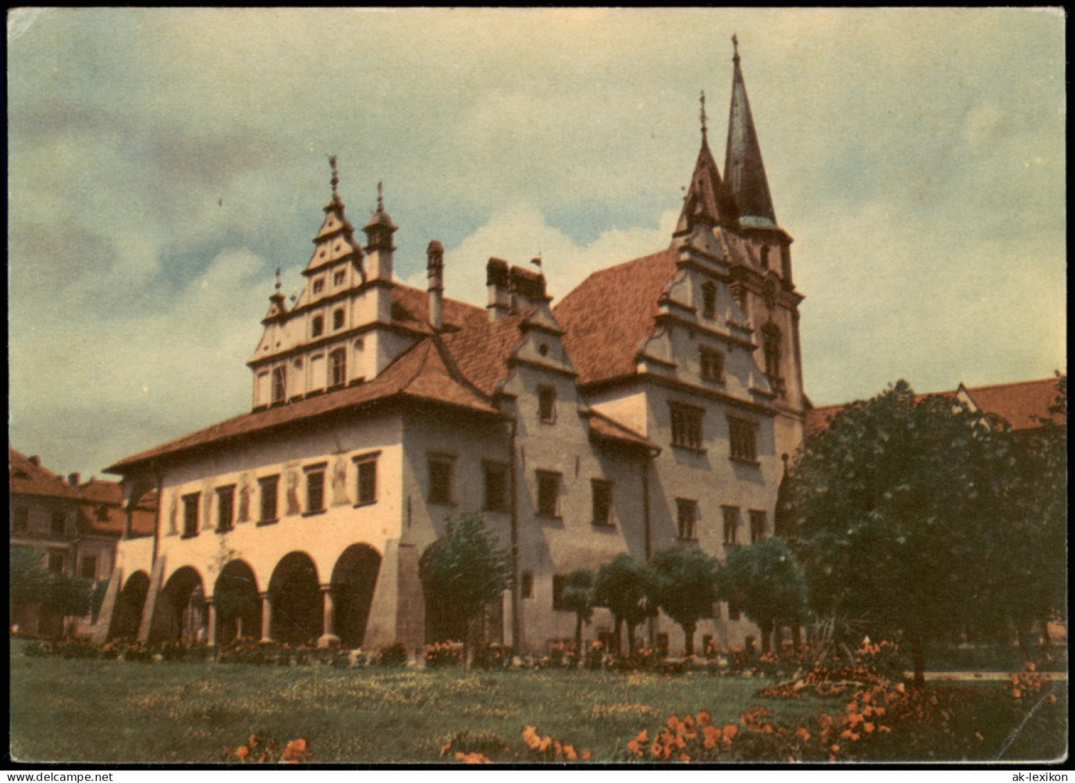 Postcard Leutschau Levoča (Löcse) Rathaus Radnica Town Hall 1965 - Slowakei