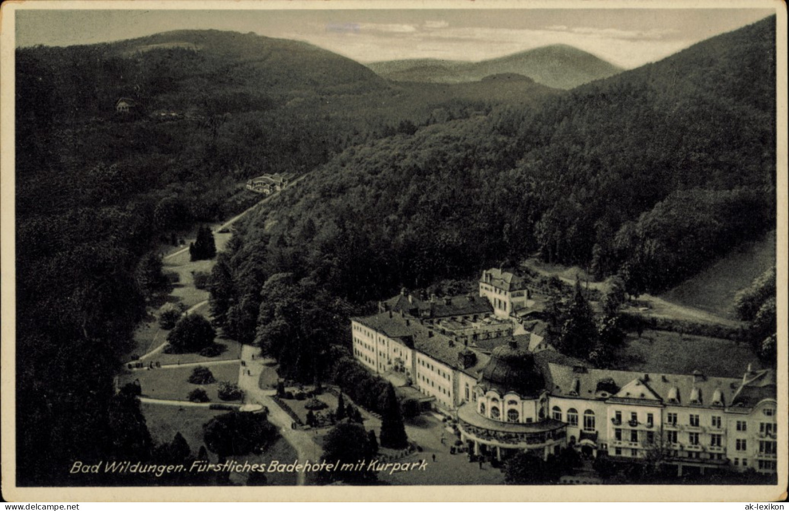 Ansichtskarte Bad Wildungen Fürstliches Badehotel 1936 - Bad Wildungen