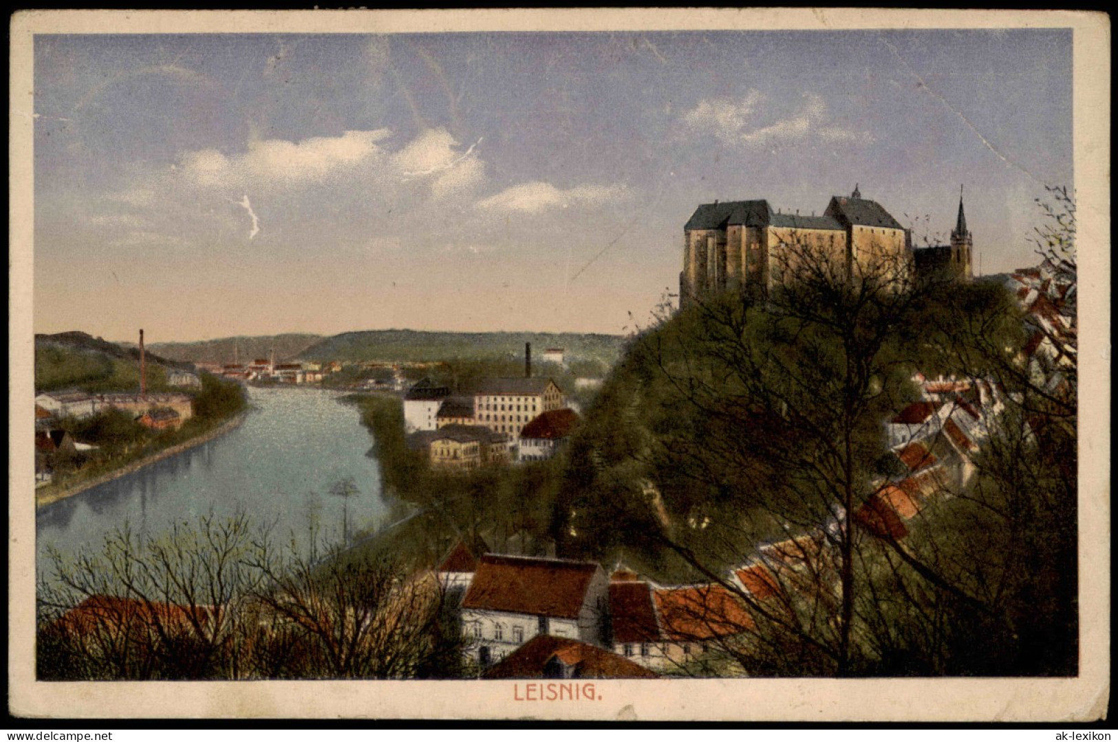 Ansichtskarte Leisnig Panorama-Ansicht 1922 - Leisnig