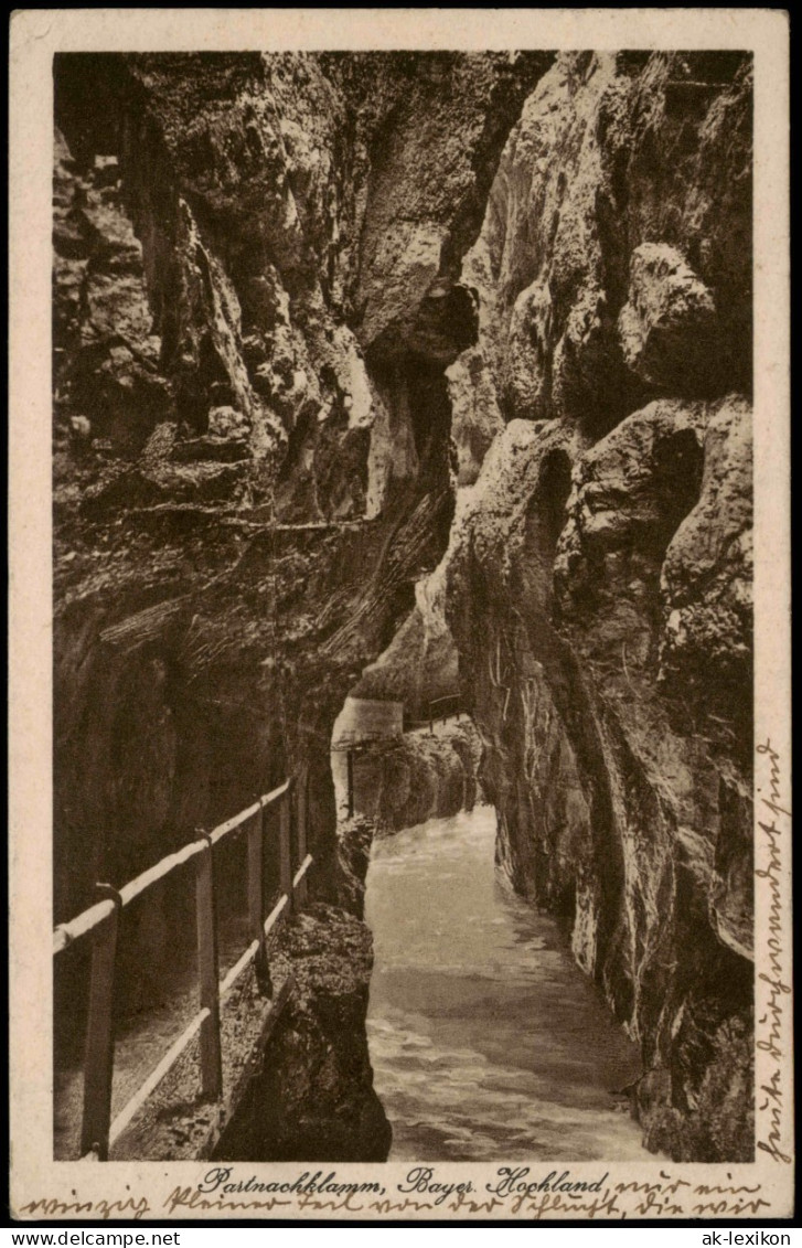 Garmisch-Partenkirchen Partnachklamm Im Bayer. Hochland Bayern 1928 - Garmisch-Partenkirchen