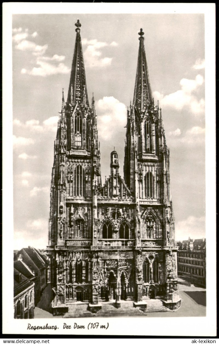 Ansichtskarte Regensburg Dom Echtfoto-AK 1940 - Regensburg