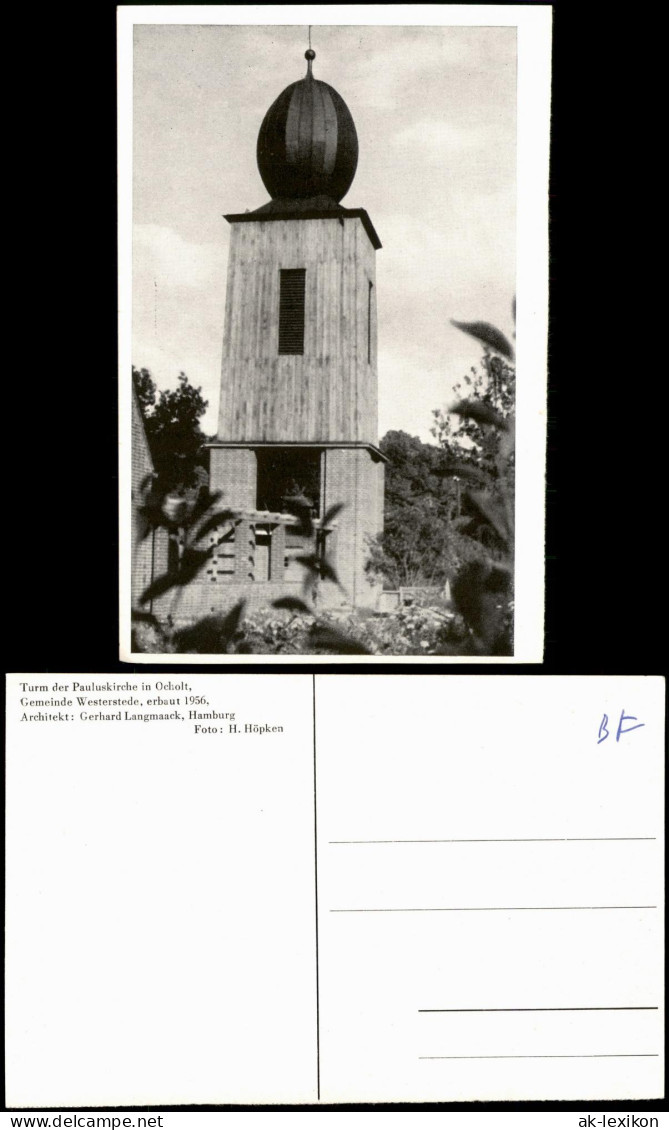 Ansichtskarte Ocholt-Westerstede Turm Der Pauluskirche 1961 - Westerstede