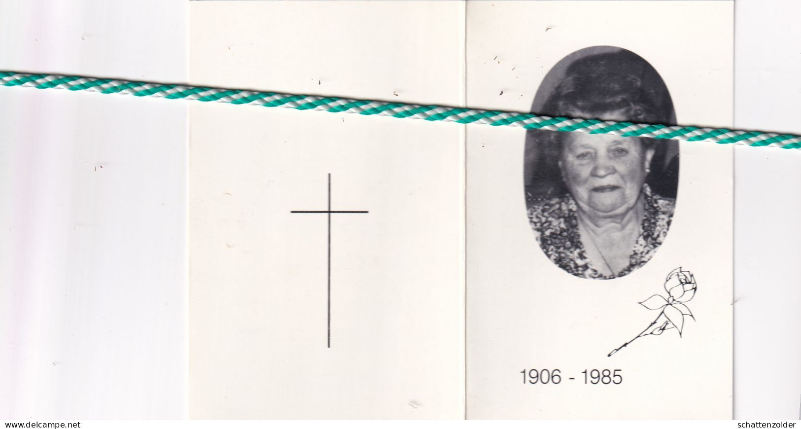 Adrienne Florimonde Colpaert-Vandendriessche, Oudenaarde 1906, 1985. Foto - Obituary Notices