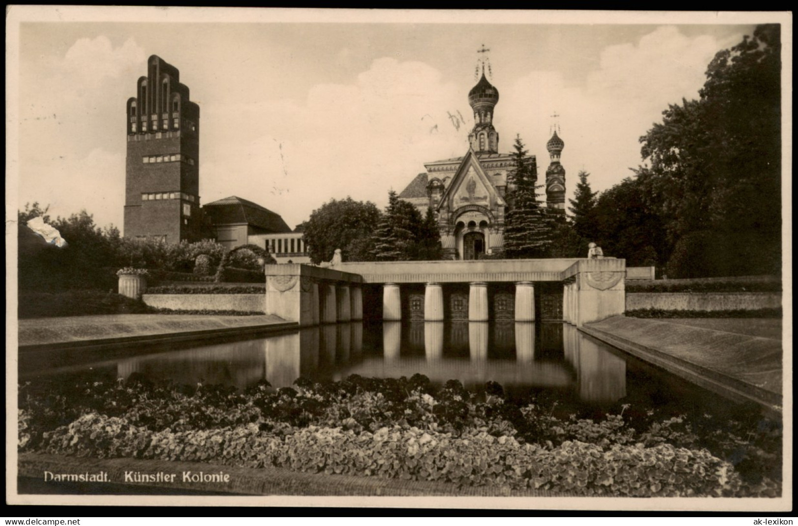 Ansichtskarte Darmstadt Künstlerkolonie Künstler-Kolonie 1930 - Darmstadt