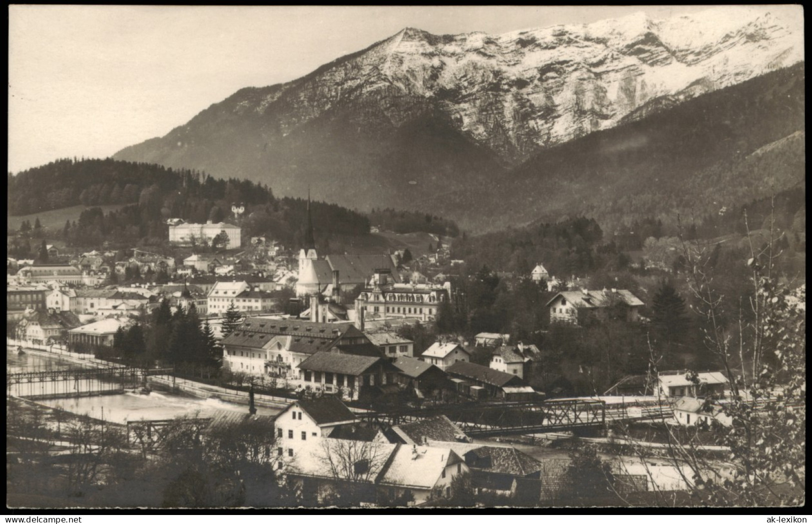 Ansichtskarte Bad Ischl Stadtpartie Mit Zimnitz 1928 - Sonstige & Ohne Zuordnung