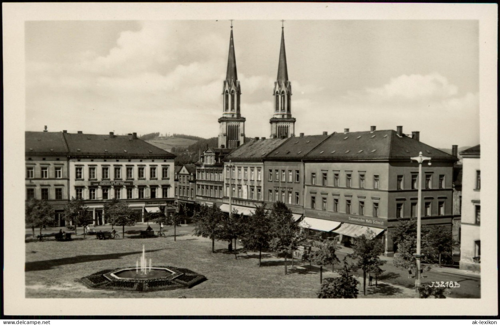 Ansichtskarte Oelsnitz (Vogtland) Marktplatz 1955 - Oelsnitz I. Vogtl.