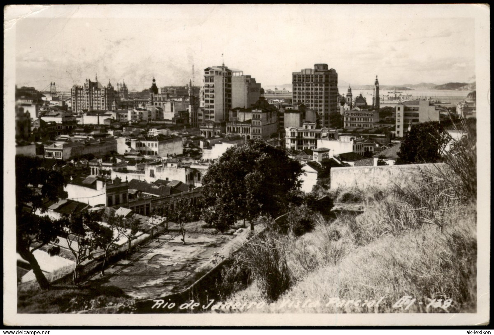 Postcard Rio De Janeiro Vorort - Fotokarte 1934 - Rio De Janeiro