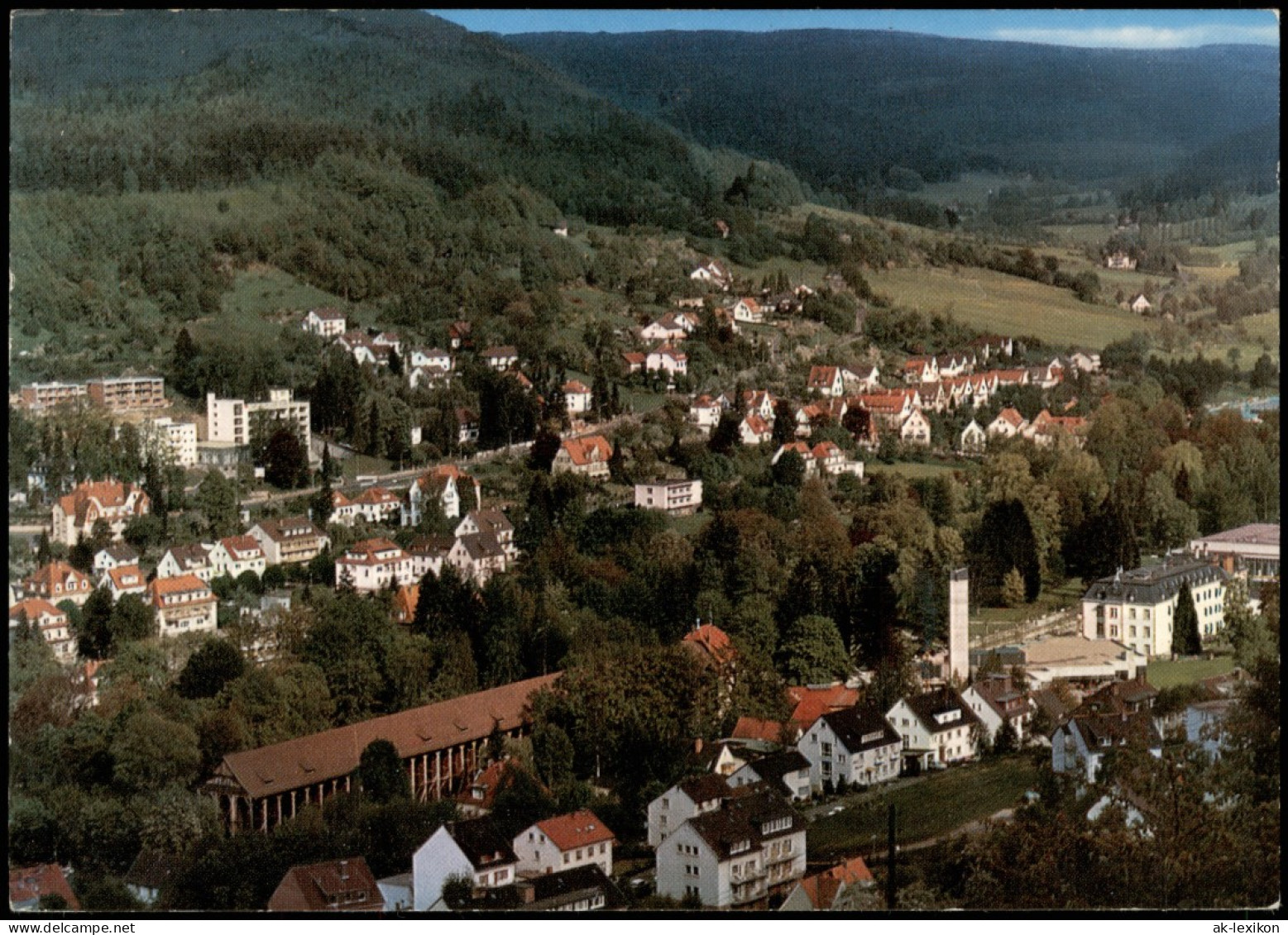 Ansichtskarte Bad Orb Panorama-Ansicht Blick Ins Orbtal 1971 - Bad Orb