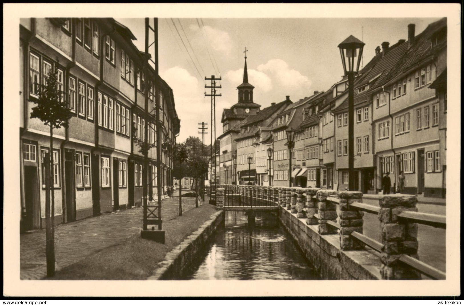 Ansichtskarte Schmalkalden Straßen Partie, Ortsansicht 1954 - Schmalkalden