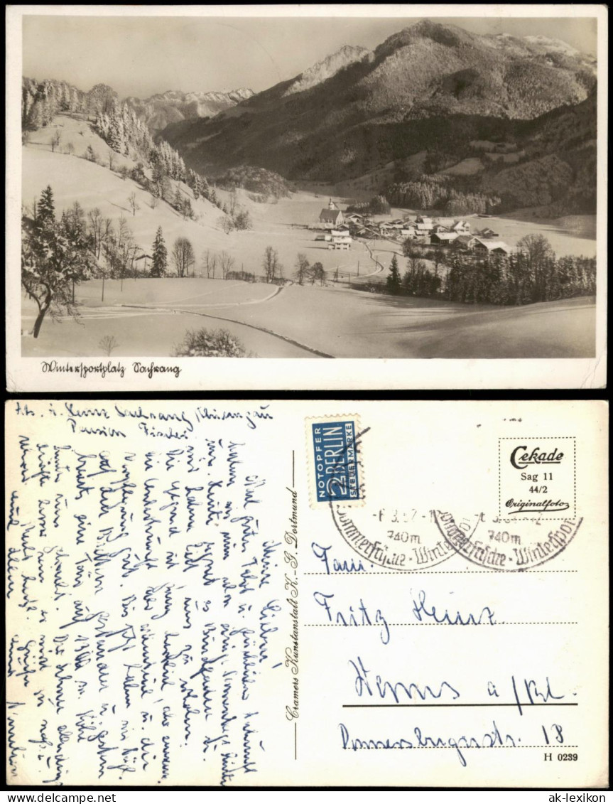 Winter-Ansichtskarten (Schnee/Eis) / Stimmungsbild Cekade Sag 11 1953 - Zonder Classificatie