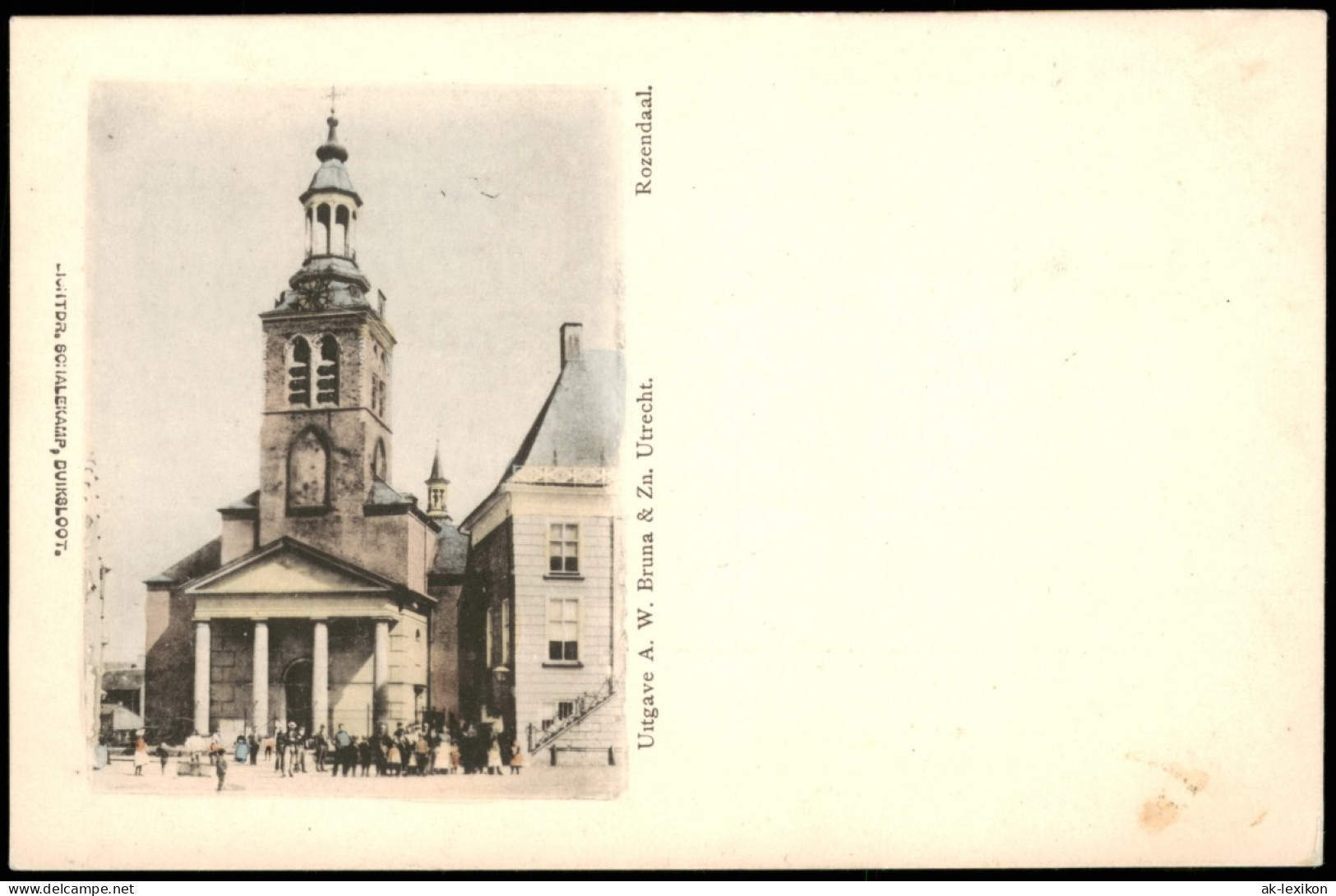 Postkaart Roosendaal St. Jans Kerk 1900 - Andere & Zonder Classificatie