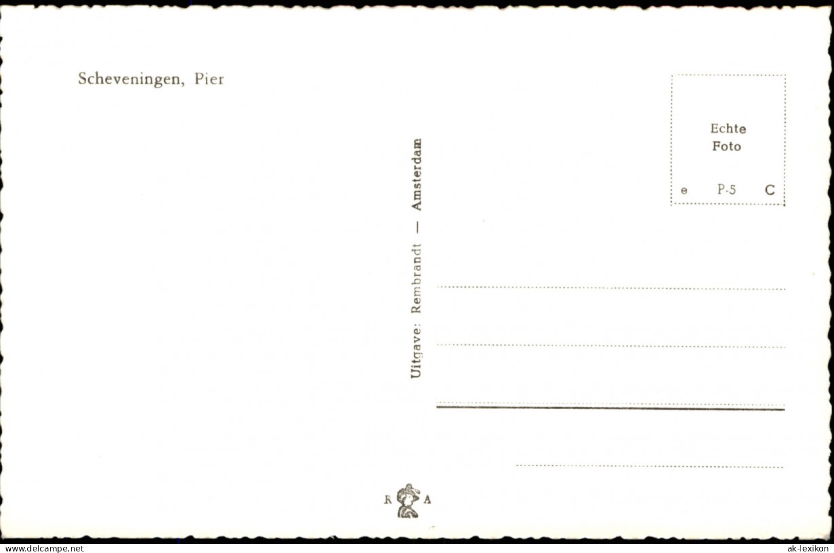 Postkaart Scheveningen-Den Haag Den Haag Strandstraße, Pier 1967 - Andere & Zonder Classificatie