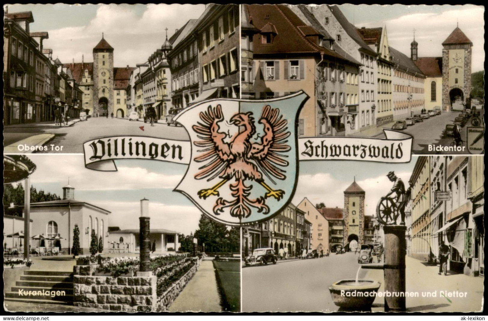 Villingen-Villingen-Schwenningen Oberes Tor, Bickentor, Kuranalagen 1960 - Villingen - Schwenningen