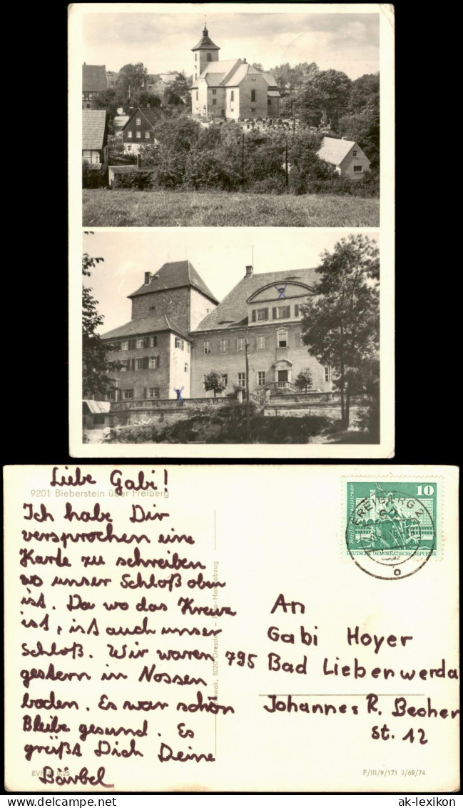 Bieberstein-Reinsberg (Sachsen) Bieberstein 2 Ortsansichten Zur DDR-Zeit 1976 - Reinsberg (Sachsen)